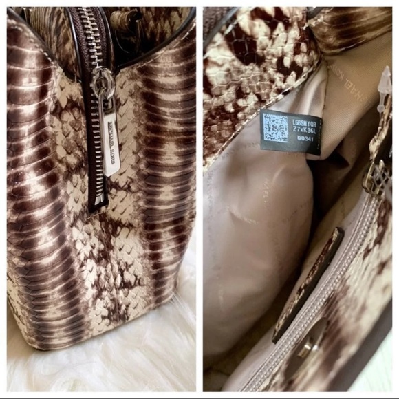 Michael Kors Small Satchel Snake Embossed Camille - Picture 8 of 8